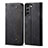 Cloth Case Stands Flip Cover for Samsung Galaxy S21 FE 5G Black