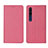 Cloth Case Stands Flip Cover for Xiaomi Mi 10 Pink