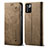 Cloth Case Stands Flip Cover for Xiaomi Mi 11i 5G (2022) Khaki