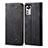 Cloth Case Stands Flip Cover for Xiaomi Mi 12 Pro 5G Black