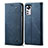 Cloth Case Stands Flip Cover for Xiaomi Mi 12S Pro 5G Blue