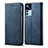 Cloth Case Stands Flip Cover for Xiaomi Mi 12T 5G Blue