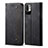 Cloth Case Stands Flip Cover for Xiaomi POCO M3 Pro 5G Black