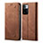 Cloth Case Stands Flip Cover for Xiaomi Poco X3 GT 5G Brown