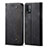 Cloth Case Stands Flip Cover for Xiaomi Redmi 9 Power Black