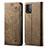 Cloth Case Stands Flip Cover for Xiaomi Redmi 9 Power Khaki