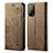 Cloth Case Stands Flip Cover for Xiaomi Redmi K30S 5G Khaki