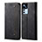 Cloth Case Stands Flip Cover for Xiaomi Redmi K50 Ultra 5G Black