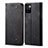 Cloth Case Stands Flip Cover for Xiaomi Redmi Note 11 4G (2021) Black