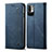 Cloth Case Stands Flip Cover for Xiaomi Redmi Note 11 SE 5G Blue