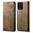 Cloth Case Stands Flip Cover for Xiaomi Redmi Note 12 Pro Speed 5G Khaki