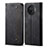 Cloth Case Stands Flip Cover for Xiaomi Redmi Note 9 5G Black