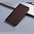 Cloth Case Stands Flip Cover H01 for Apple iPhone 13 Brown