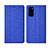 Cloth Case Stands Flip Cover H01 for Huawei Honor V30 5G Blue