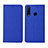 Cloth Case Stands Flip Cover H01 for Huawei Nova 4e Blue