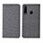 Cloth Case Stands Flip Cover H01 for Huawei Nova 4e Gray