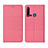 Cloth Case Stands Flip Cover H01 for Huawei Nova 5i Pink