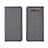 Cloth Case Stands Flip Cover H01 for Samsung Galaxy A90 4G Gray