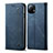 Cloth Case Stands Flip Cover H01 for Xiaomi Mi 11 Lite 5G NE Blue