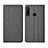 Cloth Case Stands Flip Cover H02 for Huawei P30 Lite New Edition Gray