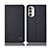 Cloth Case Stands Flip Cover H12P for Motorola Moto Edge (2022) 5G Black