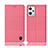 Cloth Case Stands Flip Cover H12P for OnePlus Nord CE 2 Lite 5G Pink