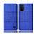 Cloth Case Stands Flip Cover H12P for OnePlus Nord N200 5G Blue