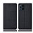 Cloth Case Stands Flip Cover H12P for Oppo Find X3 5G Black