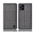 Cloth Case Stands Flip Cover H12P for Oppo Find X3 5G Gray