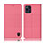 Cloth Case Stands Flip Cover H12P for Oppo Find X3 5G Pink