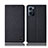 Cloth Case Stands Flip Cover H12P for Oppo Reno7 5G Black