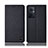 Cloth Case Stands Flip Cover H12P for Oppo Reno7 Z 5G Black