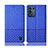 Cloth Case Stands Flip Cover H12P for Realme Q3t 5G Blue