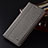 Cloth Case Stands Flip Cover H12P for Samsung Galaxy S21 Ultra 5G Gray