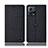 Cloth Case Stands Flip Cover H13P for Motorola Moto Edge S30 Pro 5G Black