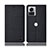 Cloth Case Stands Flip Cover H13P for Motorola Moto Edge X30 Pro 5G Black