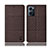 Cloth Case Stands Flip Cover H13P for OnePlus Nord CE 2 5G Brown