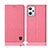 Cloth Case Stands Flip Cover H13P for OnePlus Nord CE 2 Lite 5G Pink