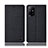 Cloth Case Stands Flip Cover H13P for Oppo A94 5G Black