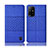 Cloth Case Stands Flip Cover H13P for Oppo A94 5G Blue