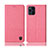 Cloth Case Stands Flip Cover H13P for Oppo Find X3 5G Pink