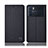 Cloth Case Stands Flip Cover H13P for Oppo K9 Pro 5G Black