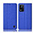 Cloth Case Stands Flip Cover H13P for Oppo K9X 5G Blue