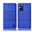 Cloth Case Stands Flip Cover H13P for Oppo Reno7 5G Blue