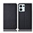 Cloth Case Stands Flip Cover H13P for Oppo Reno9 5G Black