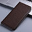 Cloth Case Stands Flip Cover H13P for Realme GT Neo6 5G Brown