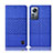 Cloth Case Stands Flip Cover H13P for Xiaomi Mi 12 5G Blue