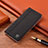 Cloth Case Stands Flip Cover H14P for Huawei Nova 8i Black