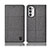 Cloth Case Stands Flip Cover H14P for Motorola Moto G71s 5G Gray