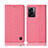 Cloth Case Stands Flip Cover H14P for Oppo A77 5G Pink
